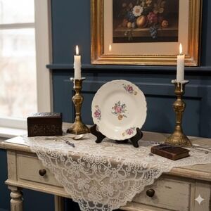 Vintage 1948 Scio Pottery "Hazel" Print Plate, USA made